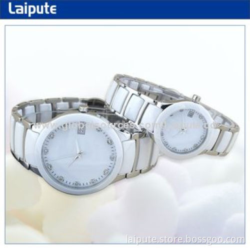 Fashionable Ceramic Watches with Japanese Movement